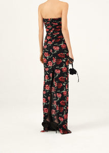 PF23 DRESS 23 BLACK PRINT