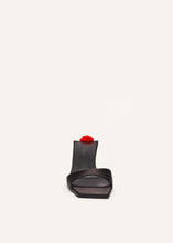 Load image into Gallery viewer, PF23 KITTEN MULES SATIN BLACK
