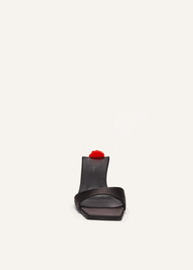 PF23 KITTEN MULES SATIN BLACK