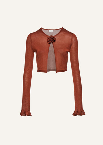 PF23 KNITWEAR 06 TOP BROWN