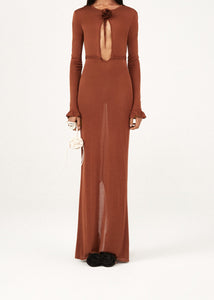 PF23 KNITWEAR 06 TOP BROWN