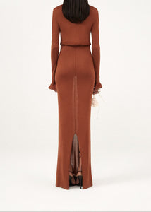 PF23 KNITWEAR 06 TOP BROWN