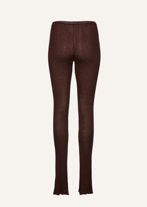 PF23 KNITWEAR 11 LEGGINS BROWN