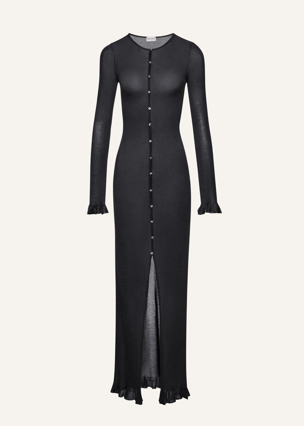 PF23 KNITWEAR 12 DRESS DARK GREY