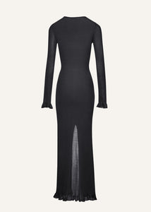PF23 KNITWEAR 12 DRESS DARK GREY