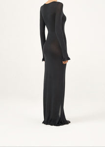 PF23 KNITWEAR 12 DRESS DARK GREY