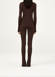PF23 KNITWEAR 13 TOP BROWN