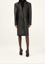 Load image into Gallery viewer, PF23 LEATHER 03 COAT BLACK
