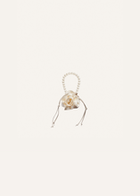 Load image into Gallery viewer, Micro pearl Magda bag in cream satin
