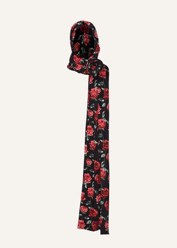 PF23 SCARF 01 BLACK PRINT