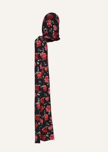 PF23 SCARF 01 BLACK PRINT