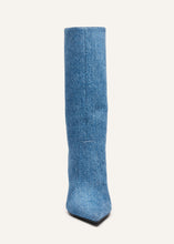 Load image into Gallery viewer, PF23 SHARP POINTED BOOT DENIM BLUE
