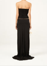 Load image into Gallery viewer, Low waist maxi skirt in brown
