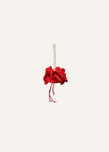 Load image into Gallery viewer, Small pearl Magda bag in red crochet
