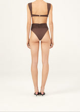 Load image into Gallery viewer, PF23 SWIM BRA 03 BROWN
