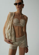 Load image into Gallery viewer, PF24 CROCHET 01 SHORTS CREAM
