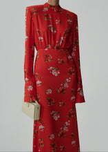 Load image into Gallery viewer, PF24 DRESS 18 RED PRINT
