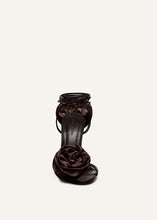 Load image into Gallery viewer, PF24 FLOWER SHOES LEATHER BROWN
