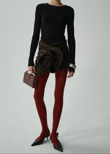 Load image into Gallery viewer, PF24 KNITWEAR 07 TOP BLACK
