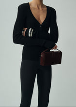 Load image into Gallery viewer, PF24 KNITWEAR 08 CARDIGAN BLACK

