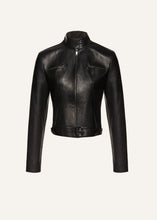 Load image into Gallery viewer, PF24 LEATHER 03 JACKET BLACK
