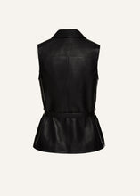 Load image into Gallery viewer, PF24 LEATHER 04 VEST BLACK
