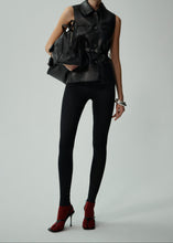 Load image into Gallery viewer, PF24 LEATHER 04 VEST BLACK
