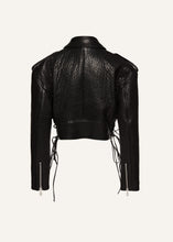 Load image into Gallery viewer, PF24 LEATHER 05 JACKET BLACK
