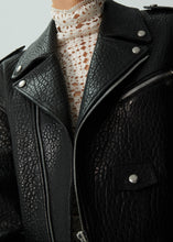 Load image into Gallery viewer, PF24 LEATHER 05 JACKET BLACK
