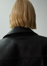 Load image into Gallery viewer, PF24 LEATHER 06 JACKET BLACK

