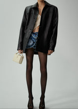 Load image into Gallery viewer, PF24 LEATHER 06 JACKET BLACK
