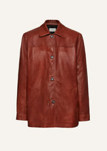 Load image into Gallery viewer, PF24 LEATHER 06 JACKET CAMEL
