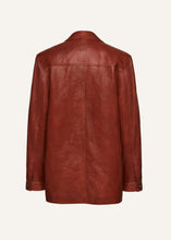 Load image into Gallery viewer, PF24 LEATHER 06 JACKET CAMEL
