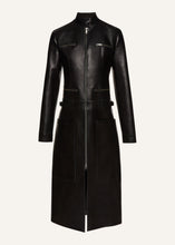 Load image into Gallery viewer, PF24 LEATHER 09 COAT BLACK
