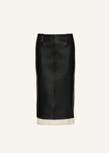 Load image into Gallery viewer, PF24 LEATHER 16 SKIRT BLACK
