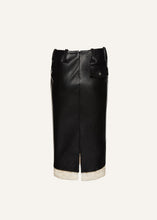 Load image into Gallery viewer, PF24 LEATHER 16 SKIRT BLACK
