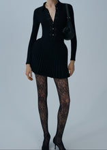 Load image into Gallery viewer, PF25 KNITWEAR 13 SKIRT BLACK
