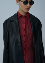 Load image into Gallery viewer, PF25 LEATHER 05 COAT BLACK
