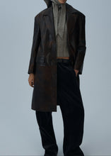 Load image into Gallery viewer, PF25 LEATHER 05 COAT BROWN
