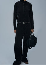 Load image into Gallery viewer, Wide-leg corduroy trousers in brown
