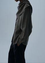 Load image into Gallery viewer, Classic oversized shirt in dark grey
