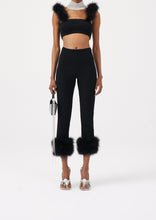 Load image into Gallery viewer, Knit bralette top in black
