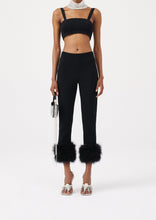 Load image into Gallery viewer, RE22 KNITWEAR 08 TOP BRA BLACK

