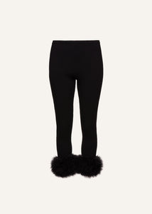 RE22 KNITWEAR 15 PANTS BLACK
