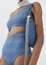 Load image into Gallery viewer, RE22 SWIMSUIT 02 DENIM LOGO
