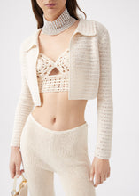 Load image into Gallery viewer, RE22 TOP BRA 01 CREAM CROCHET
