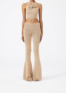 RE23 CROCHET 03 TOP BEIGE
