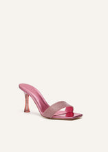 Load image into Gallery viewer, RE23 CRYSTAL SANDAL PINK STRAP
