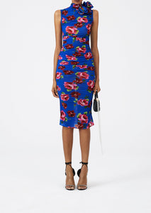 RE23 DRESS 02 BLUE PRINT