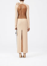 Load image into Gallery viewer, RE23 DRESS 08 BEIGE CRYSTALS
